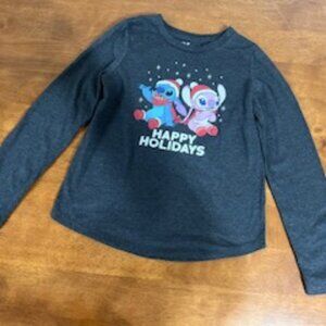 Disney Stitch and Angel Long Sleeve T-shirt
